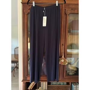 Eileen Fisher Straight Cropped Pants in Midnight XS nwt